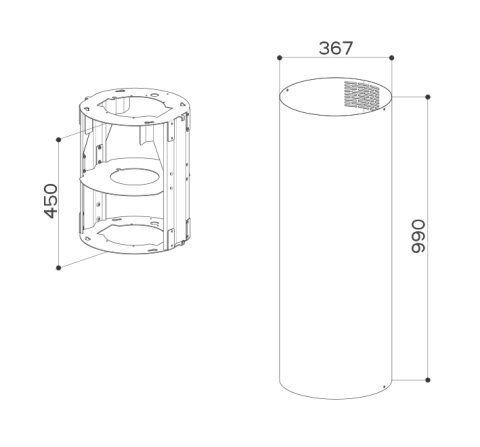 Иноксен оџак F990 D370 код 112.0157.267