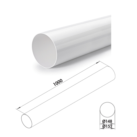 Кружна цевка Ø150mm, код: 4052102