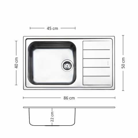 VENICE BB 86.1 TI 22 см