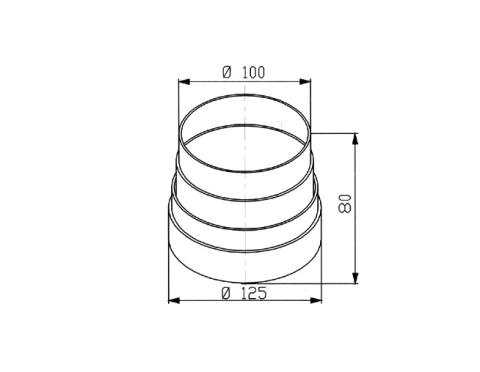 РЕДУЦИР 125-100 / 112.0157.302