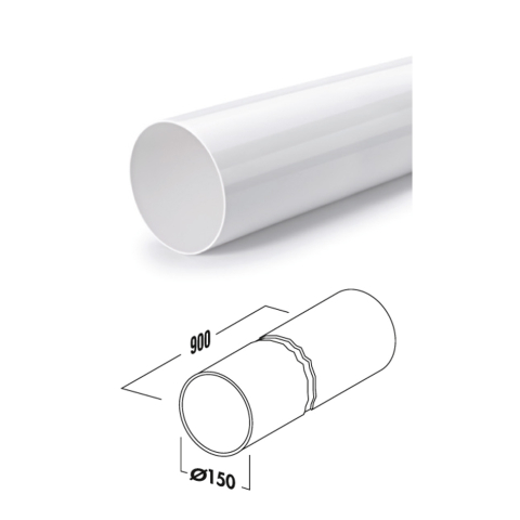 Кружна цевка Ø150mm, код: 4043010